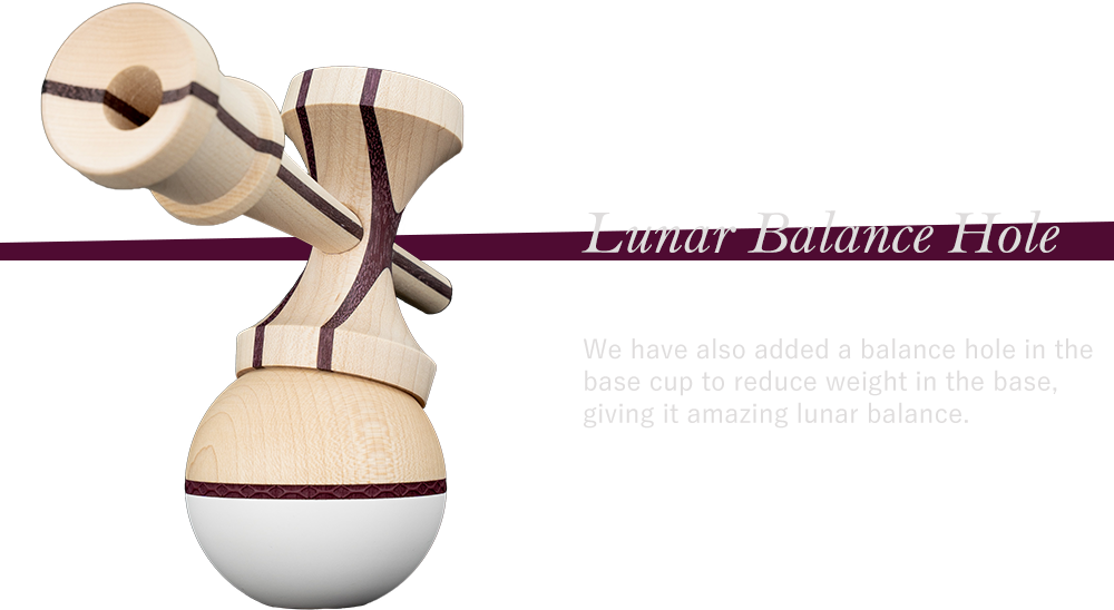  We have also added a balance hole in the 
base cup to reduce weight in the base, 
giving it amazing lunar balance.