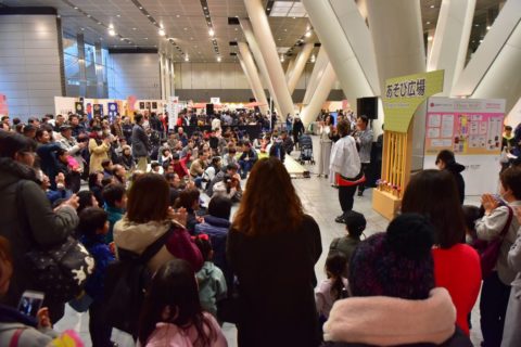 東京国際フォーラム「J-CULTURE FEST 2019」にけん玉登場