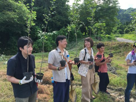 長井市で「けん玉チャレンジ」植樹とラリーイベントを実施しました